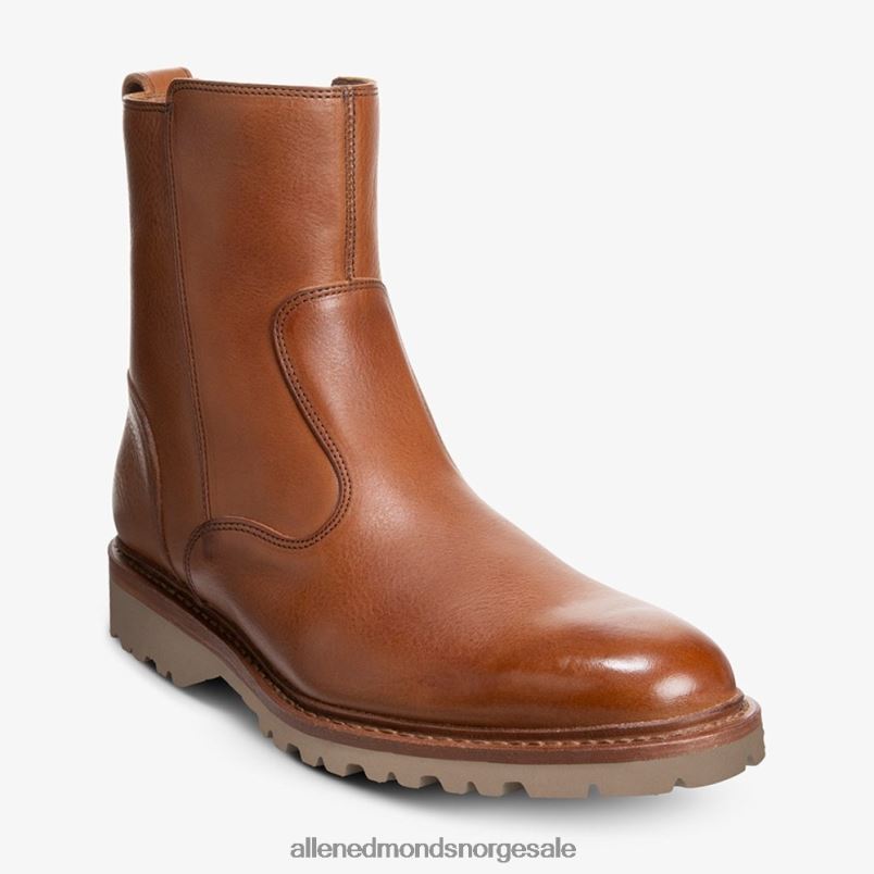 nei Allen Edmonds menn Discovery moto støvel konjakk 64B6Z427